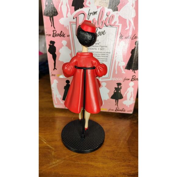 BARBIE DOLL 1993 EnescoFashion Collection Figurine Red Flare Figure - Picture 5 of 6